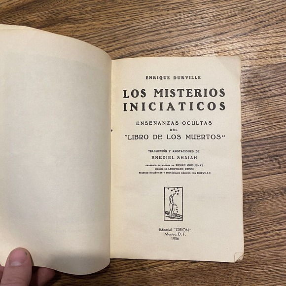 LOS MISTERIOS INICIATICOS. ENSENYANZAS OCULTAS DEL LIBRO By Henri Durville 1958/ - Picture 6 of 10
